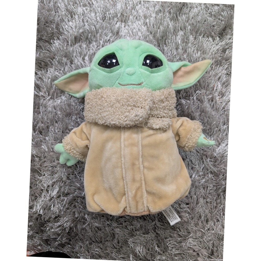 Star Wars Mandalorian Grogu Baby Yoda Plush 8 Inch Mattel Green Tan
